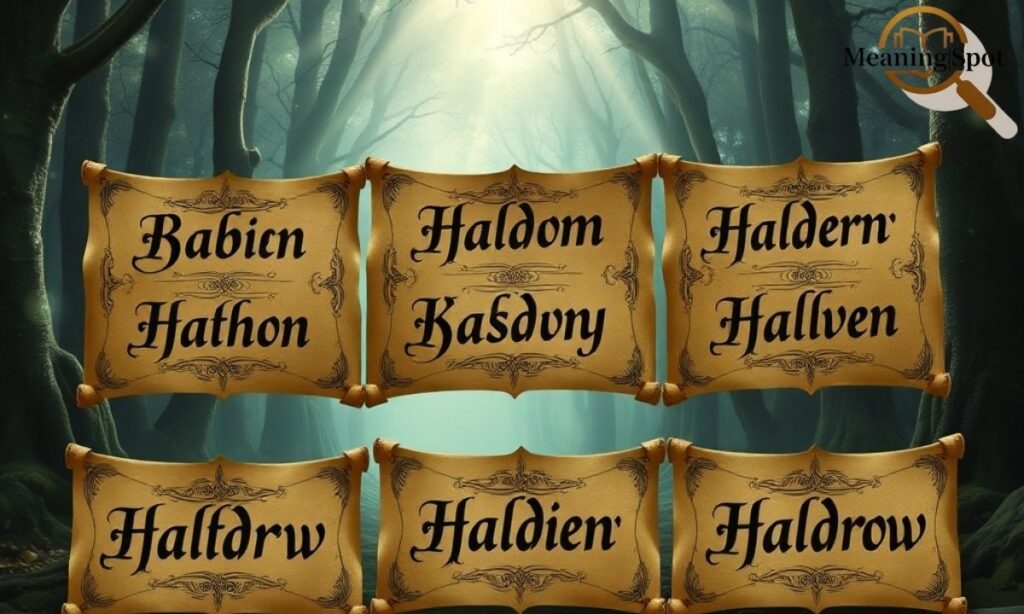 Half Drow Names